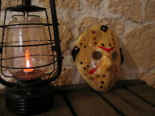 MASQUE DORÉ PLASTIQUE DE JASON VOORHEES / VENDREDI 13 / NEUF