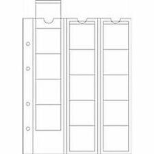 10 feuilles LEUCHTTURM OPTIMA 42, pour ranger 150 pièces d'un Ø jusqu'à 42mm