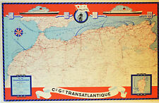  Affiche originale de1950 - Cie générale transatlantique 