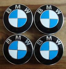 4 BMW Embleme Nabenkappen Nabendeckel Felgendeckel alle BMW Modelle ORIGINAL NEU
