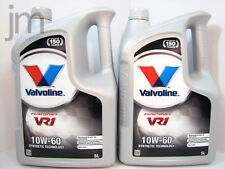 2 x 5L (10 Liter) VALVOLINE VR1 RACING Motoröl Öl - SAE 10W-60 Oil 10W60