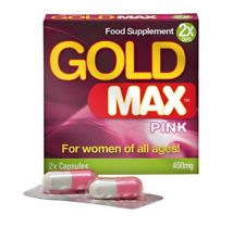 Gold Max® PINK 2 gélules stimulant sexuel aphrodisiaque FEMME