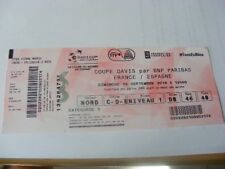 billet demi-finale Coupe Davis France vs Espagne