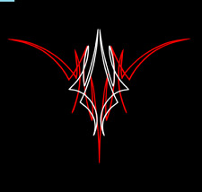 Custom pinstriping decal hot rod sticker 