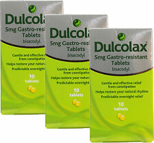 dulcolax 5mg Gastro-Résistant comprimés Paquet de 10 X3 TRIPLE