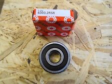 Roulement à billes 6303-2RSR Double étanchéité. Ø 47 mm. FAG 6303.2RS 6303 2RS