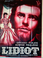 Film en 16mm  L'idiot  avec Gérard Philipe , Edwige Feuillère de 1946  NB sonore