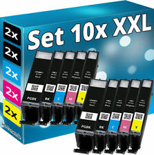 10 XL TINTE PATRONEN für CANON PIXMA MG6800 MG6850 MG6851 MG6852 MG6853 Set