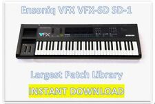 Ensoniq VFX VFX-SD SD-1 - 4.000+ Patches Sounds Programs - Instant Download