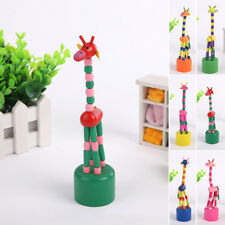 Bois Multicolore Animal Puzzles Jouets Girafe Enfants Jouet Rocking Girafe Danse