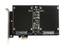 PCIe to 2.5” SATA III SSD Dual Slot Adapter 6Gb/s PCI Karte Apple Mac Pro