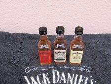 JACK DANIEL'S  3 MIGNONNETTES -FIRE - HONEY - RYE  -- NEUF -- 0,5CL