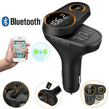 2018 Modell Auto Bluetooth FM Transmitter KFZ Musik MP3 Player Dual USB Adapter