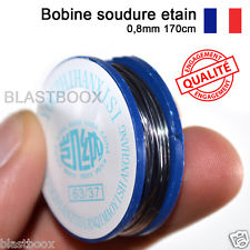 Rouleau étain fil bobine soudure électronique 0.8mm brasure