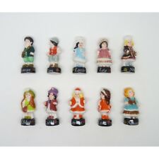 Série complète de 10 fèves Jolies poupées