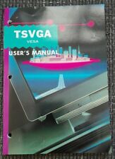 TSVGA Grafikkarte Benutzerhandbuch in englisch Gebrauchsanleitung, vintage