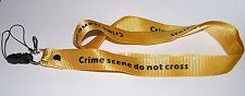 NCIS Crime Scene Tour de cou porte cles et p.badge Tour de cou scene de crime