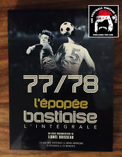 Coffret 2 DVD L'ÉPOPÉE BASTIAISE BASTIA porté maillot Ajaccio shirt Match worn