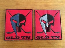 Lot de 2 Patchs Hockey GLD TN 6X7 cm