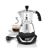 BIALETTI | Moka Timer 3 Tazze Caffettiera Espresso Elettrica 220V