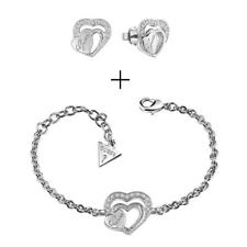 Parure Bracciale + Orecchini GUESS BE MY VALENTINE UBS83003 Box Set Acciaio