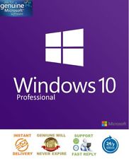 Microsoft Windows 10 Pro Professional 32/ 64bit Genuine License Key Product Code