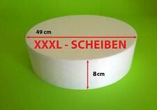 Scheibe Ø 49 Höhe 8 cm Torte Rohling Dummy Hochzeit Cake Grundlage Rand Styropor