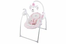Balancelle connectée  Lionelo Robin Pink à 12 kg Moustiquaire + Port USB