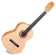 Guitare Classique Acoustique Instrument Debutants 6 Cordes Taille 4/4 Naturelle
