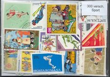 300 verschiedene Briefmarken Sport , Olympia , Fussball , etc.