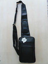 SAC SACOCHE HOLSTER  BANDOULIERE HOMME CUIR NOIR §§§§  NEUF §§§§