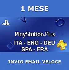 PS Plus PSN PlayStation Plus 1 Mese+14 Giorni Gratis[SPEDIZIONE GRATUITA] PS4 