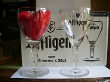 6 verres à bière AFFLIGEM 25 cl