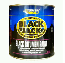 Everbuild The Ultimate Black Jack Black Bitumen Weatherproof Protection Paint 1L