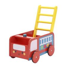 Labebe Baby Walker, 2-in-1 Use as Push Along Toy, Red Fire Truck Mobility... 
