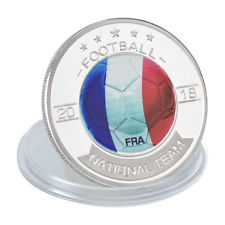WR 2018 Russie Coupe du Monde France Argent Commémoratif Coin Fans Souvenir