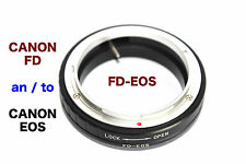 FD - EOS  Canon FD Objektiv Lens  Adapter  an --To  Canon EOS Kamera EF Mount 