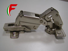 CERNIERA SALICE X ANTE PENSILI APERTURA 165 GRADI + BASE FORO LEGNO MM 35