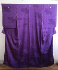 KIMONO JAPAN, IROMUJI, 100% SEIDE, Japanischer Morgenmantel,Geisha