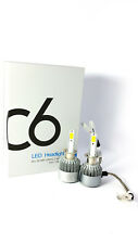 COPPIA LAMPADA AUTO MOTO COB C6 H1 LED 3800LM 36W 6000K BIANCO FREDDO SC0