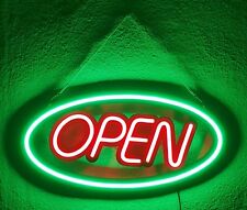 XXL LED Neon Display Schild " OPEN " Reklame Werbung Leuchtschild Leuchtreklame