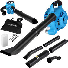 Monzana® 4in1 Benzin Laubsauger Laubbläser inkl. Häcksler Laubhäcksler Fangsack