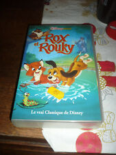 DISNEY ROX et ROUKY VHS FR French PAL RARE unsealed great