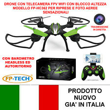 DRONE QUADRICOTTERO RADICOMANDATO WIFI 2,4Ghz CAMERA HD HC632 VIDEO FOTO USB LED