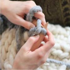 Aiguille à tricoter en bois géant Jumbo géant fil épais Chunky 20mm