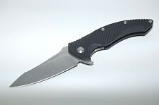 Brous Blades T4 Linerlock Stonewash D2 Stahl Taschenmesser Einhandmesser 