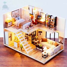 DIY Handcraft Miniature Project Wooden Dolls House The Apartment Of Elegance 18