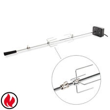 TAINO PRO Dreh-Spieß Grillspieß Universalspieß Gasgrill verchromt Motor 220-240V
