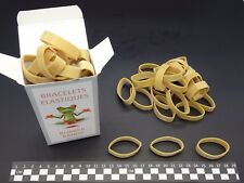 Elastiques Caoutchouc- Blond- 50(Ø32)mm x 10mm- boite de 100g 