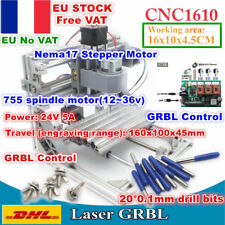 【FRA】3 Axis DIY Mini 1610 GRBL USB Machine 220V Pcb Pvc Milling CNC Wood Router